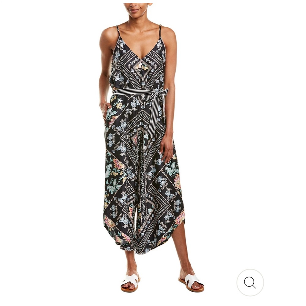 NWT Nanette Lepore Removable Belt Jumpsuit Coverup